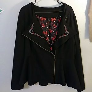 Minnie mouse peplum blazer